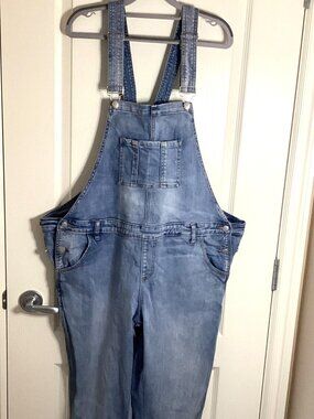 Ripe Maternity Women's Denim Overalls Size L